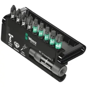 Wera Set embouts 8755/67-9/IMP DC Impaktor Bit-Check pas cher