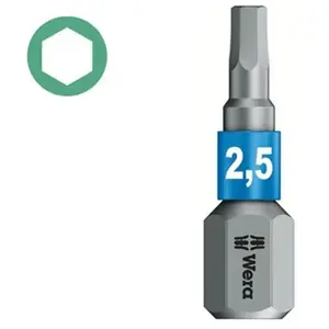 Wera Embout Standard - 840/1 Btz Hex-plus - 25x25mm pas cher