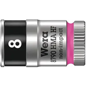 Comparateur de prix : Wera 8790 HMA 05003723001 6 pans extérieurs Douille 8 mm 1/4 (6.3 mm)