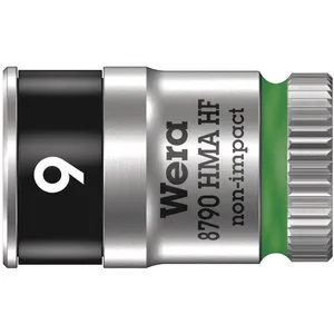 Comparateur de prix : Wera 8790 HMA 05003724001 6 pans extérieurs Douille 9 mm 1/4 (6.3 mm)