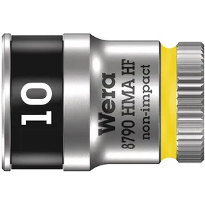 Comparateur de prix : Wera 8790 HMA 05003725001 6 pans extérieurs Douille 10 mm 1/4 (6.3 mm)