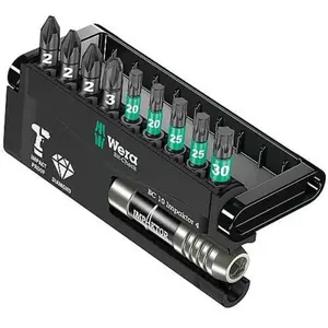 Wera - Kit embouts Bit-Check Impaktor 4 10 pieces avec support Impaktor pas cher
