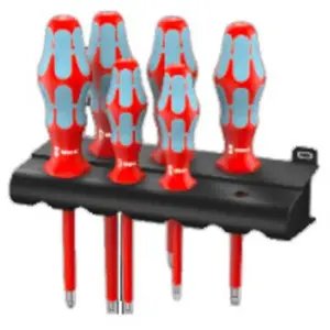 Comparateur de prix : Wera - 3165 i/6 vde Jeu de tournevis 6 pièces vis à fente, vis Pozidriv
