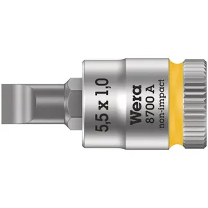 Comparateur de prix : Wera 8700 A FL 05003321001 vis à fente Douille-embout 5.5 mm 1/4 (6.3 mm)