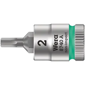 Comparateur de prix : WERA 8740 A 05003330001 6 pans intérieurs Douille-embout 2 mm 1/4 (6.3 mm)