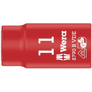 Comparateur de prix : Cle a cliquet Wera 8790 b vde ouverture de cle 11,0mm traction 9,52mm (3/8')