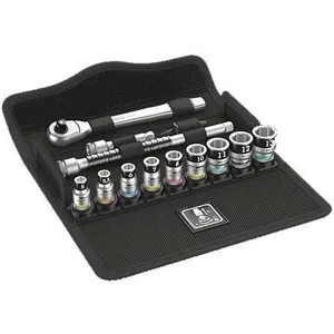 Coffret clé + douilles - WERA - 05003756001 - métrique 1-4" (6.3 mm) pas cher