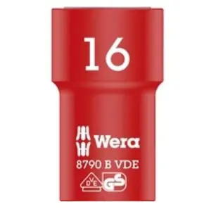 Comparateur de prix : Wera 8790 B VDE 05004960001 6 pans extérieurs Douille VDE 16 mm 3/8 (10 mm)