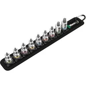 Comparateur de prix : Wera   set d embouts torx 3 8   8 pcs avec fonction retenue de vis