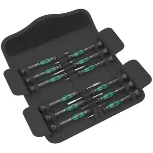 Comparateur de prix : Set de 12 tournevis Kraftform Micro WERA Kraftform Micro 12 Electronics 1