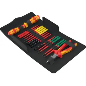 Wera - Kraftform Kompakt vde 17 extra slim 2 Tool Finder, 17 pièces