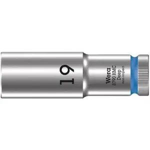 Comparateur de prix : Douille Wera 1/2', 6 pans, long, sw 19,0 Longueur 83mm