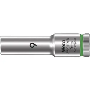 Comparateur de prix : Wera 05004531001 8790 HMB Deep Douille 3/8 , Vert, 9.0 mm