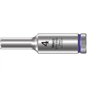 Comparateur de prix : Wera 05004500001 8790 HMA Deep Douille 1/4", Violet, 4.0 mm