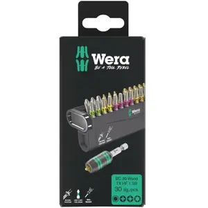 Wera Jeu d'embouts pour applications sur bois pas cher