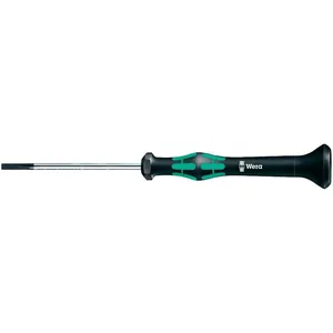 Comparateur de prix : Tournevis plat d'électronique Wera 2035 - Embout plat 0,4X2X60 mm