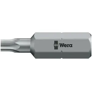 Wera Embout pour vis femelle TORX 1/4'', avec goupille de sécurité, Dimensions : T15 pas cher