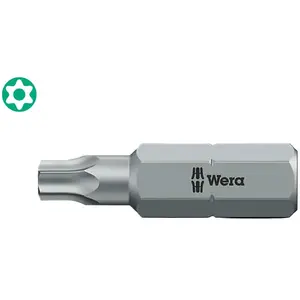Wera Embout pour vis femelle TORX® 1/4'', avec goupille de sécurité, Dimensions : T20 pas cher