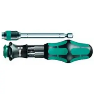 Wera 05051023001 Kraftform Kompakt 22 avec pochette, 7 pièces, Noir/vertVendu paramazon