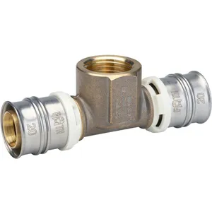 PB TUB Té femelle multicouche à sertir - Diamètre: 32X3 mm - Diamètre du raccord: 1" pas cher