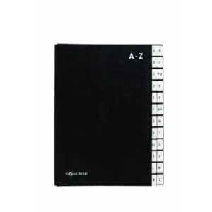 Comparateur de prix : Pagna classeur à soufflet a-z avec 24 compartiments a-z (noir) 24241-04