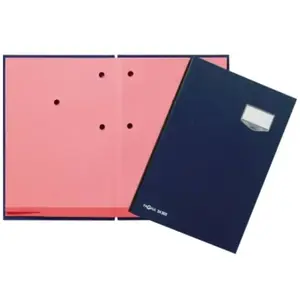 PAGNA Parapheur "DE LUXE" , A4, 20 compartiments, bleu pas cher