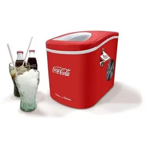 Salco Machine à glaçons Coca-Cola SEB-14CC, rouge, glaçons en 8-13 minutes, avec décapsuleur COCA-COLAVendu parkaufland