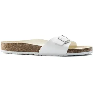 Birkenstock Madrid Mules - Femme -Blanc (Blanc Blanc) - 43 (normal) pas cher