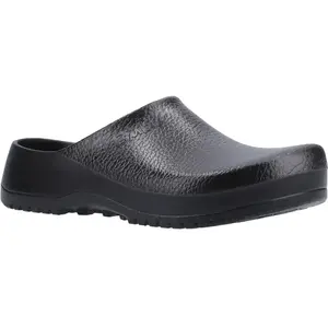 Birkenstock Super Birki Polyurethane - Sandales Matt Black 44 - Normal pas cher