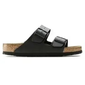 Sandales Birkenstock Arizona Birko-Flor Noir 42 Étroit 551253 pas cher
