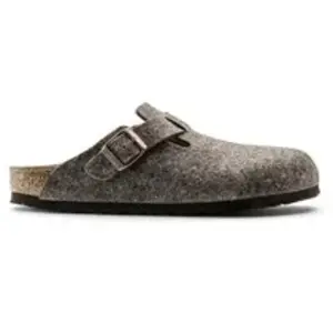 Birkenstock Boston Wool Felt - Sandales d'hiver Cacao 44 - Normal pas cher