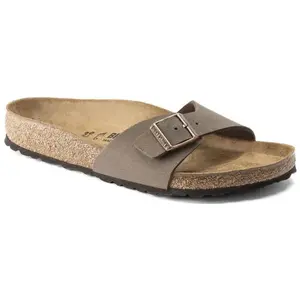 Birkenstock Mules Birkenstock Madrid Flor W Marron - 38 pas cher