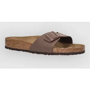 Sandales Birkenstock Madrid Birko-Flor Birkibuc Marron 37 40091 pas cher