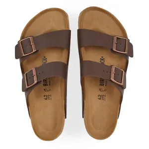Birkenstock Claquettes Birkenstock Arizona Dark Brown 0051701 - 44 pas cher