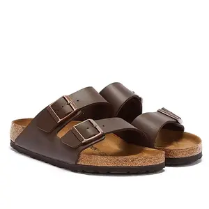 Birkenstock Claquettes Birkenstock Arizona Dark Brown 0051701 - 36 pas cher