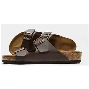 Birkenstock Sandales Arizona - Brown, Brown 45 MENS pas cher
