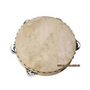 Tambourin GOKI avec 5 grelots - Ø20cm - Mixte - 3 ans et plus pas cher