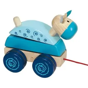 Jouet à tirer Cheval Arlino Goki - Jouets en bois