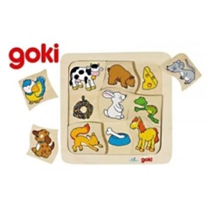 Jeu de Mémoire Enfant: Faire la Paire, Jeu en bois Goki pas cher
