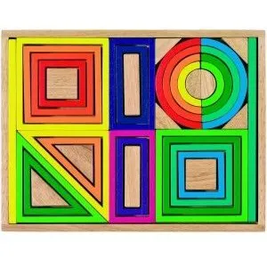 Comparateur de prix : Goki - Jeu de construction Arc-en-ciel 38 pièces