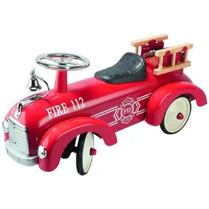 Comparateur de prix : Porteur voiture métal Pompiers Goki