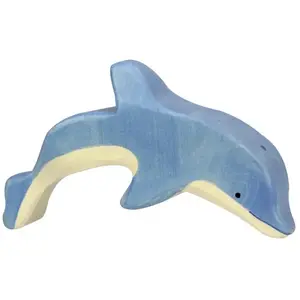 HOLZTIGER - 80198 - FIGURINE - DAUPHIN, SAUTANT pas cher