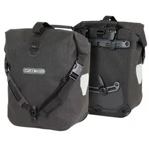 Paire de sacoches de porte bagages ortlieb sport roller high visibilit...