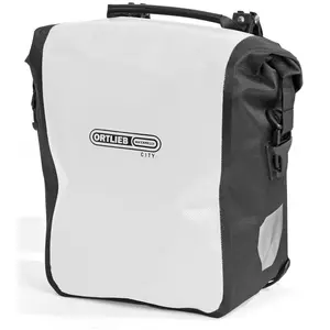 Comparateur de prix : Paire de sacoches de porte bagages ortlieb sport roller city 25l blanc noir