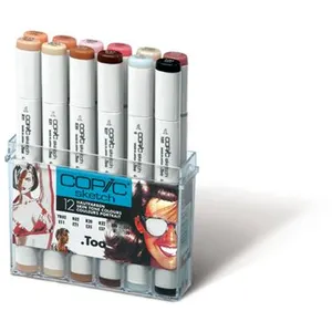 Comparateur de prix : Set 12 marqueurs manga copic sketch portrait - copic