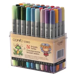 Set 36 marqueurs manga copic ciao couleurs vives - copic pas cher