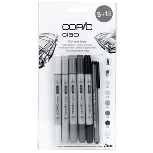 Comparateur de prix : Copic marqueur ciao 5+1 set, teintes gris cz22075554