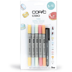 Comparateur de prix : Copic marqueur ciao 5+1 set, couleurs pastel cz22075555