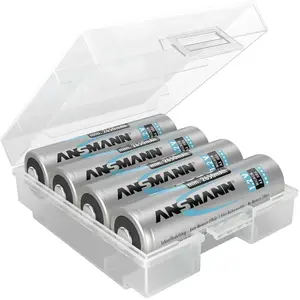 4000740 - Transparent - Blanc - 4 aaa / aa - Ansmann pas cher