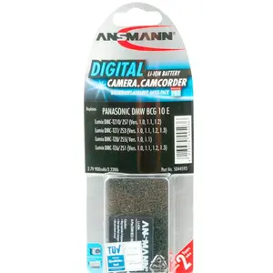 Comparateur de prix : Ansmann Batterie Au Lithium A-panasonic Dmw-bcg10 900mah 3.7v